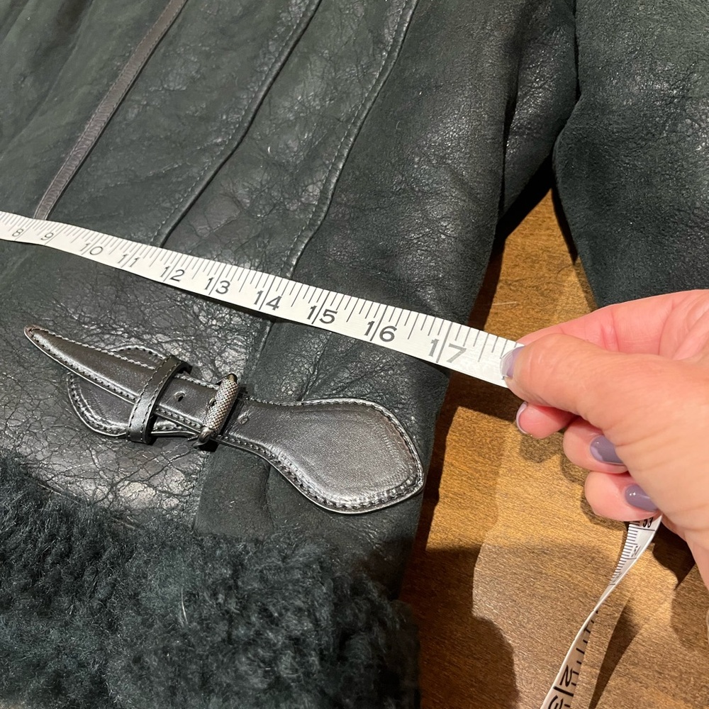 Burberry Brit Shearling Leather Jacket - Picture 15 of 16